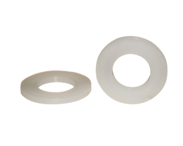 PP耐酸碱垫片 绝缘塑胶平垫 白色塑料垫圈M34568101214161820