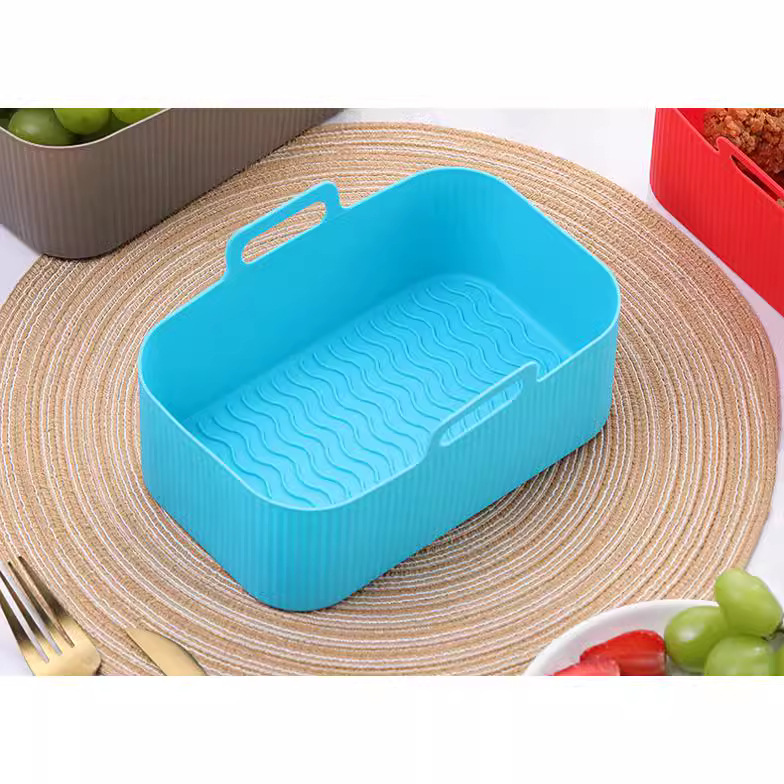 Fresco Shun freidora de aire para hornear pan Airfryersiliconepo freidora de aire de silicona bandeja de silicona sartén estera