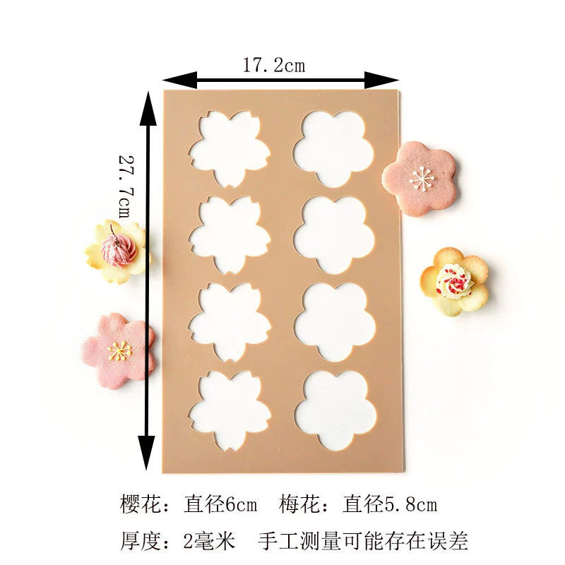 White compact silicone mold, acrylic food silicone
