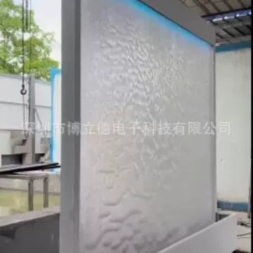 金属网水幕墙隔断景观喷泉钢丝网水幕墙流水屏风装饰室内室外钢网