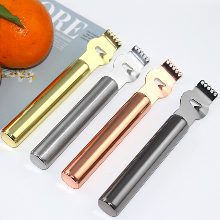 Herramienta de cocina multifuncional para pelar toronja y planear limón de acero inoxidable