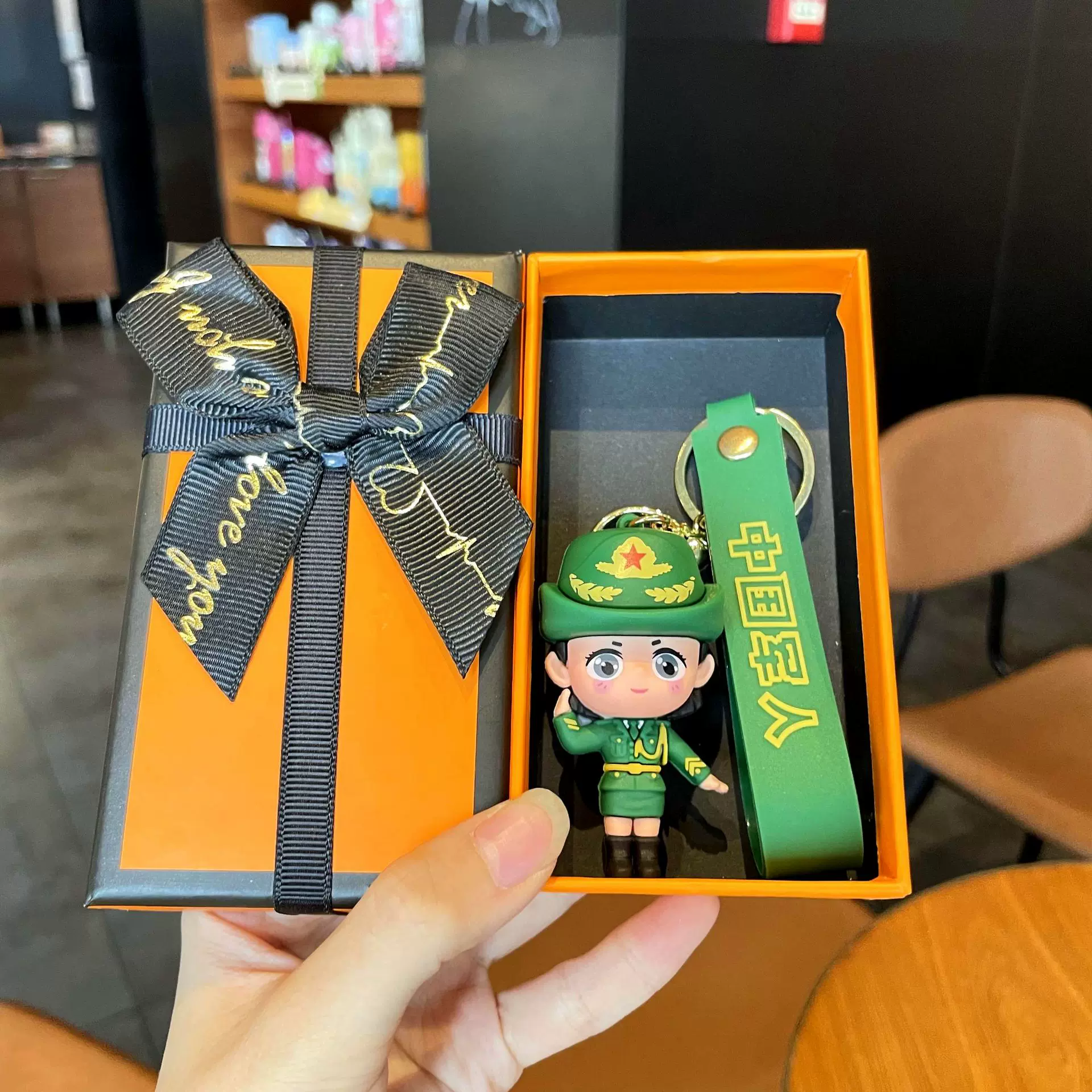 新款创意军人钥匙扣卡通节日小礼品卡通包包挂件可爱汽车钥匙链