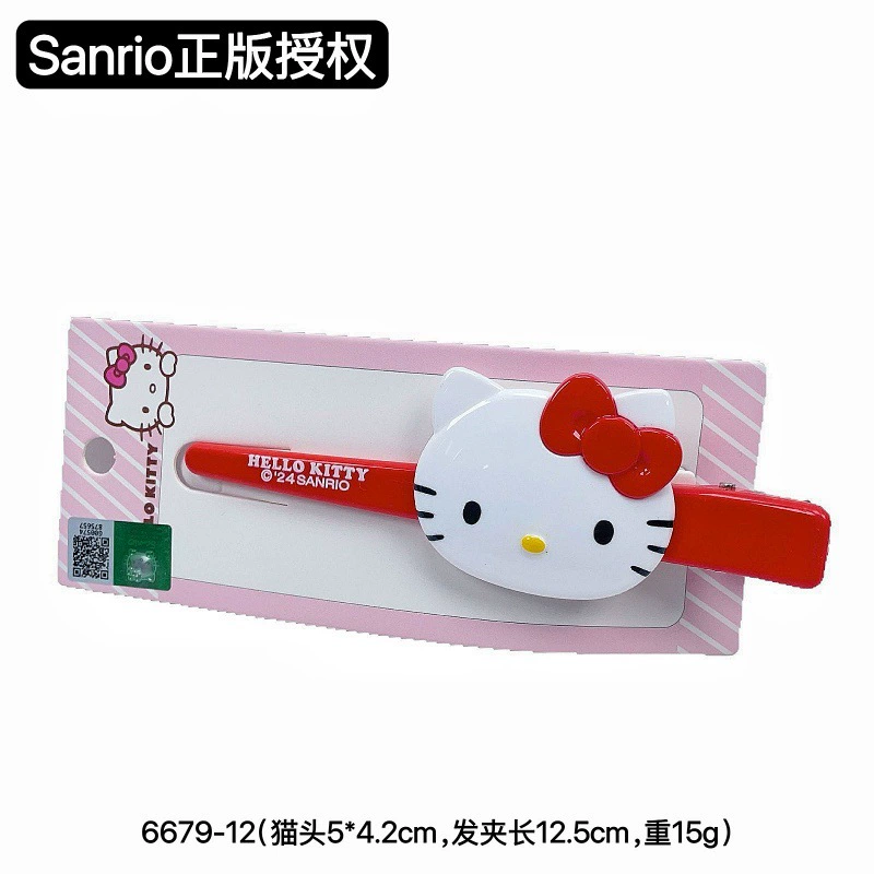 Аксессуары для волос (Licensed Sanrio Hello Kitty) Акриловые зажимы и булавки, милые мультяшные стили