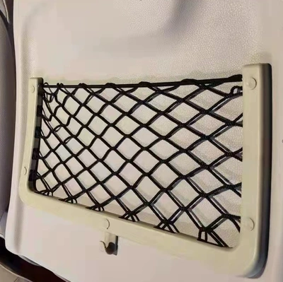 Bus Seat Back Net: Other Automotive Interior Supplies - beige-upgrade-3618-hook