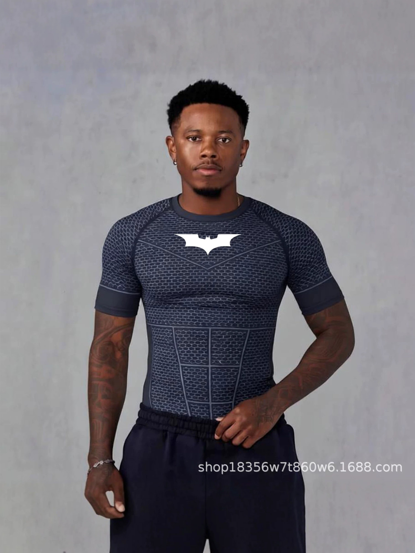 Sports quick dry breathable elastic T-shirt for gym for training