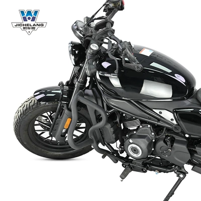 Muscle car Wolf suitable Motorcycle bumper - 450cl-c-classic-cruise-thickened-carbon-steel-pipe