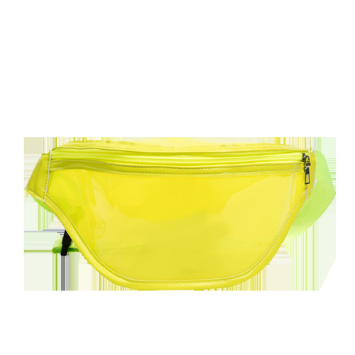  Summer New Fashion Korean Style Transparent Braided Bag Women's Crossbody Waist Bag Trendy Transparent PVC Jelly Casual Bag