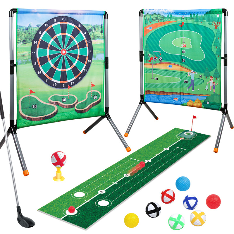 Juego de golf de exportación transfronteriza, juego de almohadilla de juego de pelota adhesiva objetivo, deportes de interior y exterior, juguetes de ocio