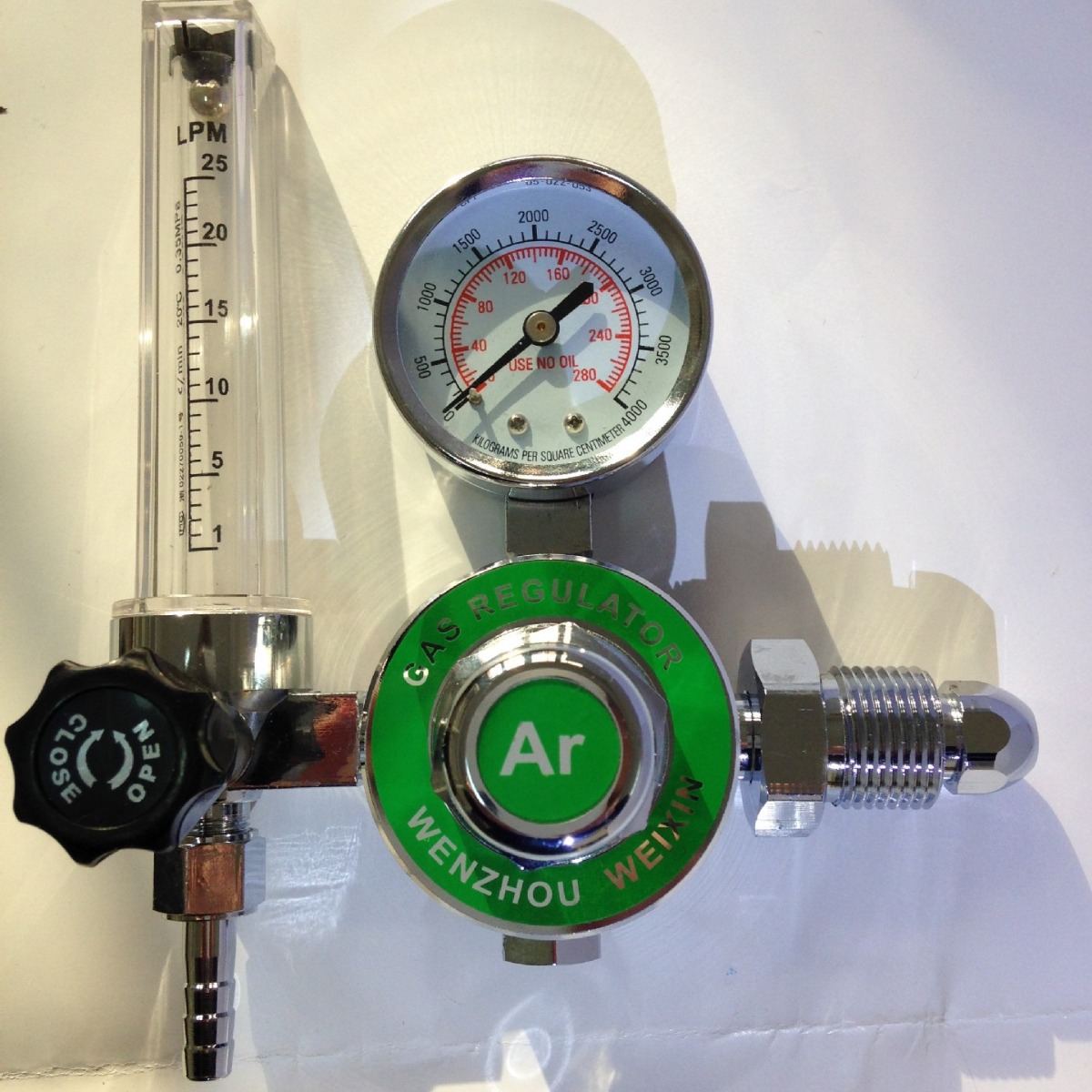 【厂家直销】威信WX-55X出口型5/8外螺纹、AR氩气减压器、氩气表