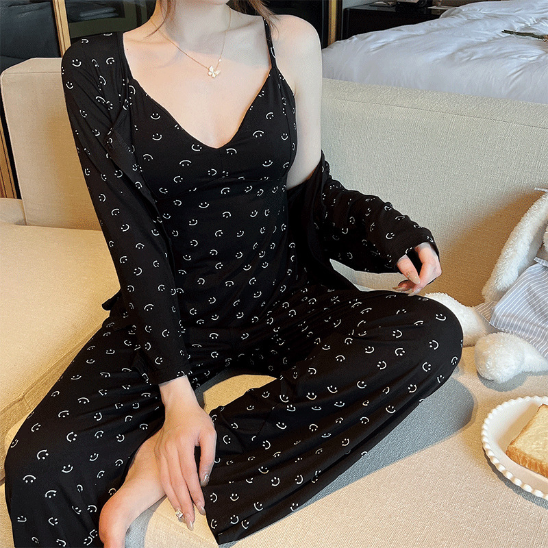 407 Smile Black Traje de tres piezas