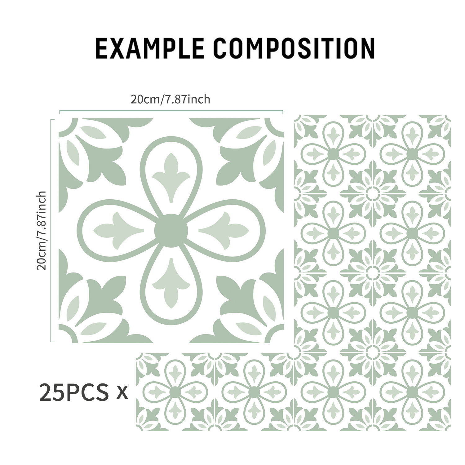 20X20CMX25PCS