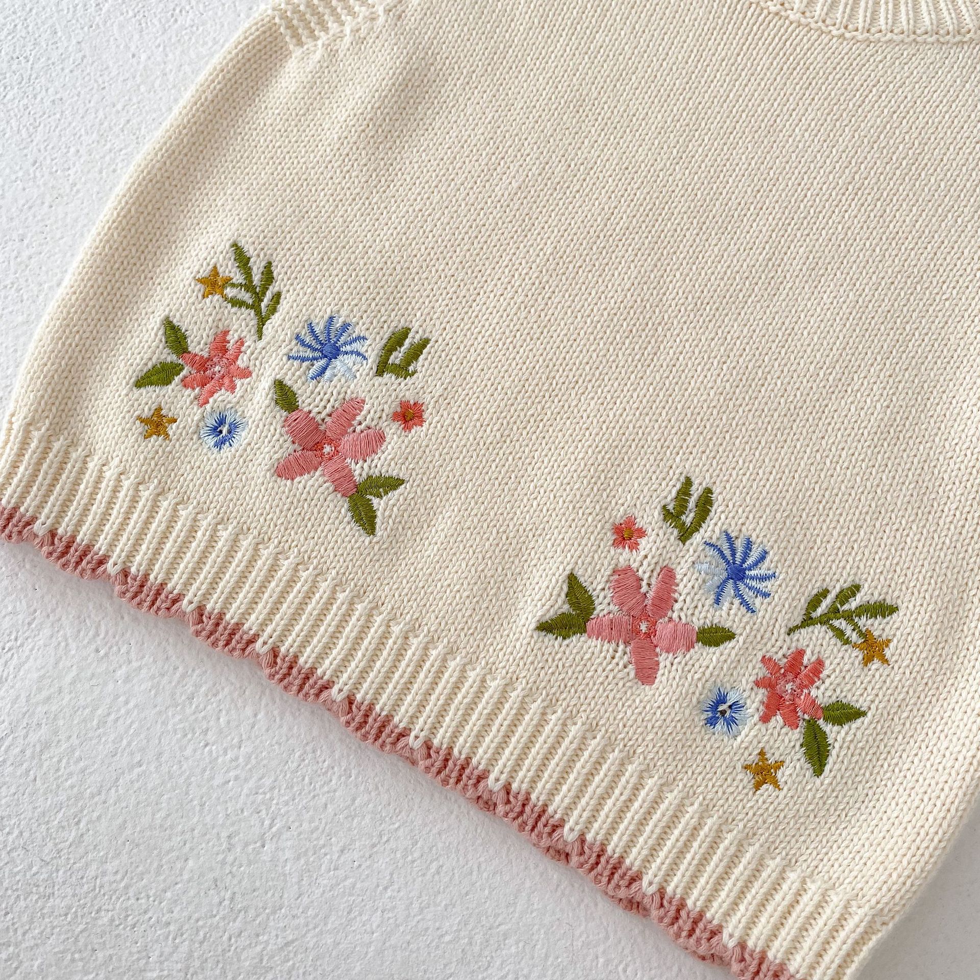 Cute Pastoral Flower Cotton Hoodies & Sweaters display picture 6