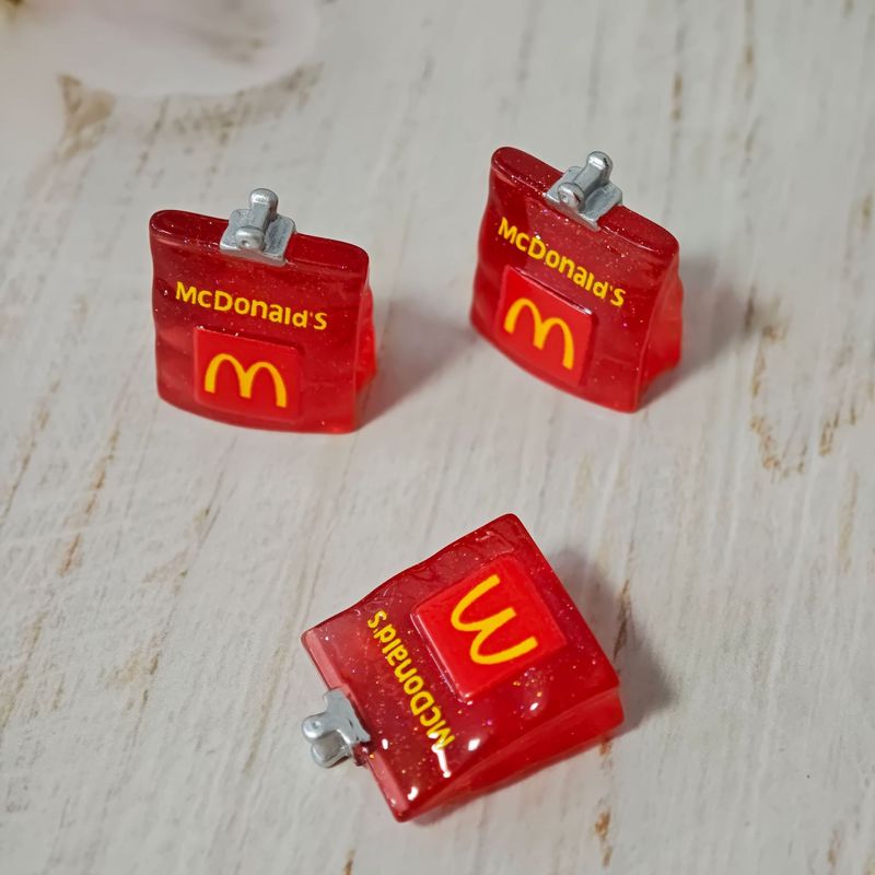 仿真食玩立体袋子奶油胶配件批发 diy材料钥匙扣手机壳挂件树脂配|undefined