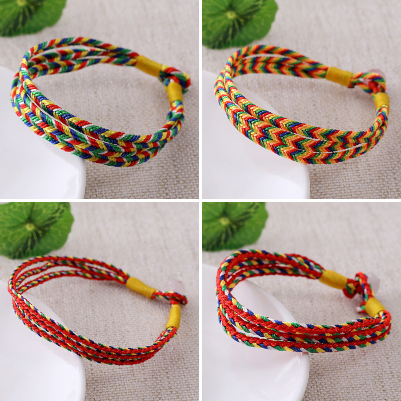 ethnic woven children's bracelet handmade for adults
