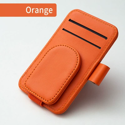Car Glasses Clip/Bill Clip Sun Visor Clip, Multifunctional - orange