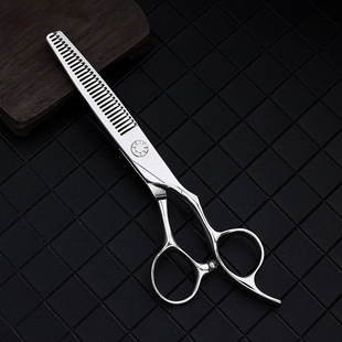 Barber shop professional hairdressing scissors seamless tooth scissors fish bone Scissors barber thin scissors flat scissors spot wholesale
