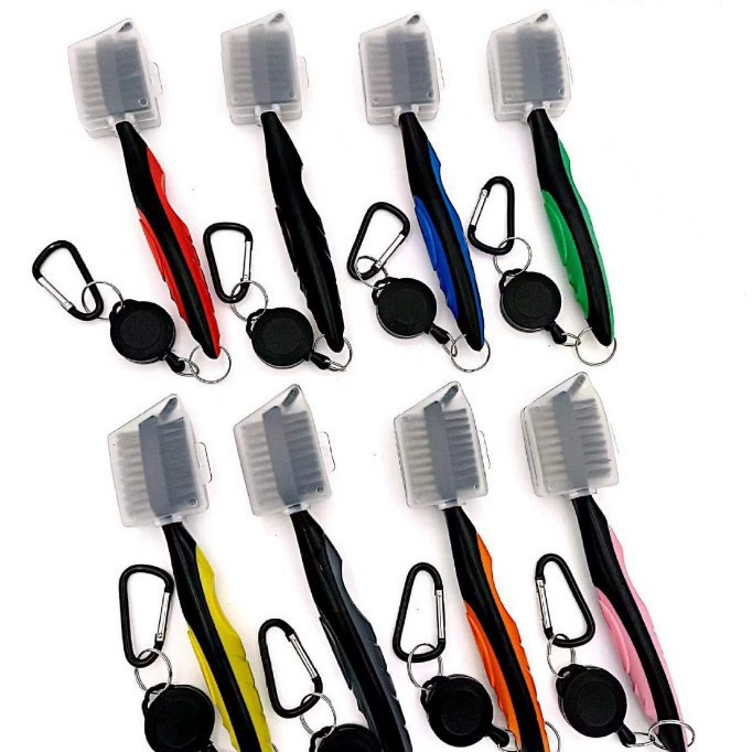 Гольф-полотенце шаровая щетка двухсторонняя чистящая щетка клюшки чистящая щетка стальная щетка обновленная версия щетка постоянно щетка стальная щетка