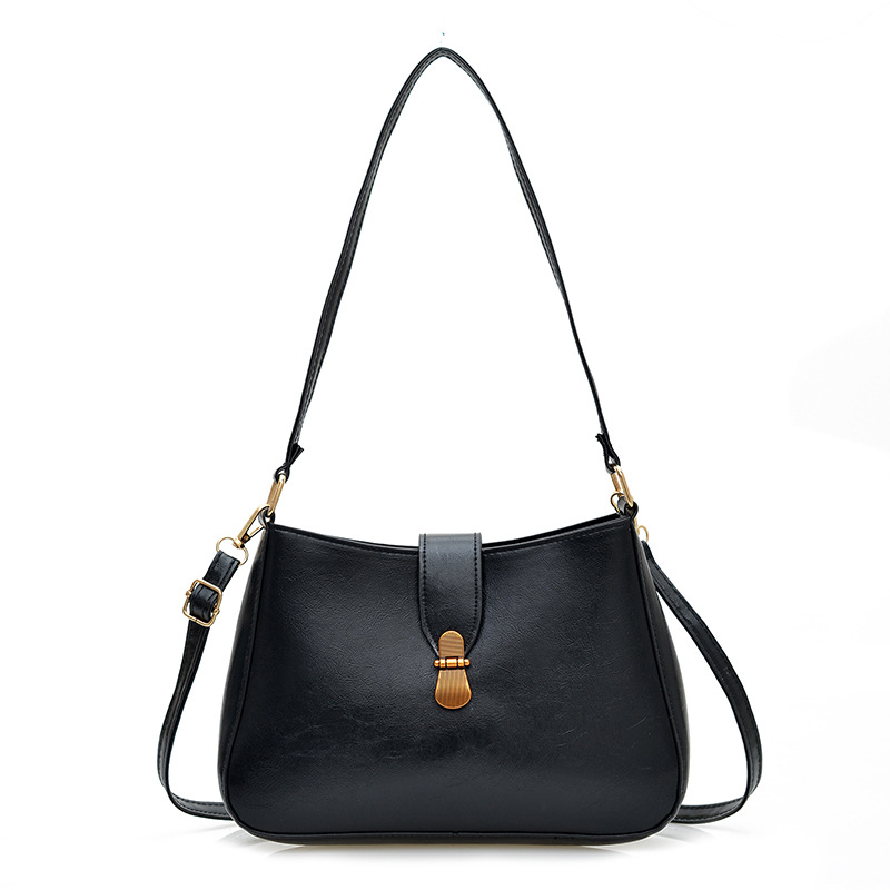 Nichezhong retro simple bolso de brazo bolso de mujer 2025 primavera nueva moda bolso pequeño de viaje de moda mochila de hombro