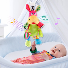 babyfans 嬰兒床鈴床掛音樂毛絨玩具0-3歲早教益智廠家一件代發