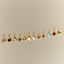 �W���羳�¿�ʮ���·��ʯ��ʽ����DIY��ɫϵ�в��P�18K��ɫ��