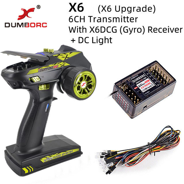 Dumborc Dumbo X6 control de la pistola de control remoto de recepción 2,4g coche modelo de nave modelo de tanque diferencial de Control Híbrido giroscopio