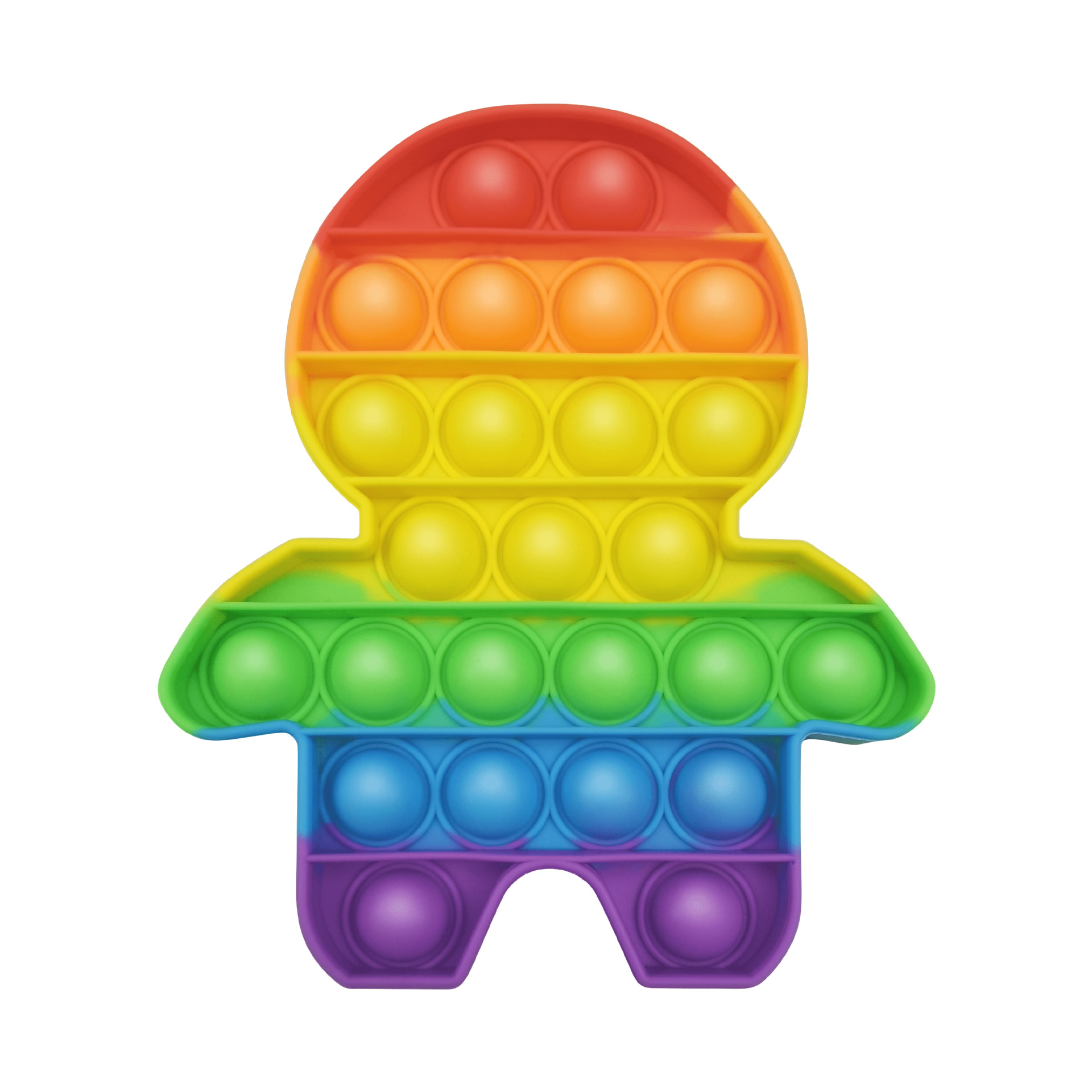 Spot 12cm Rainbow Rat Pioneer Silicone Presione Music Puzzle Pioneer Puzzle Bubble Music