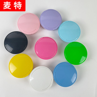 Round with mirror tooth box portable tooth storage box holder storage box denture set box factory wholesale