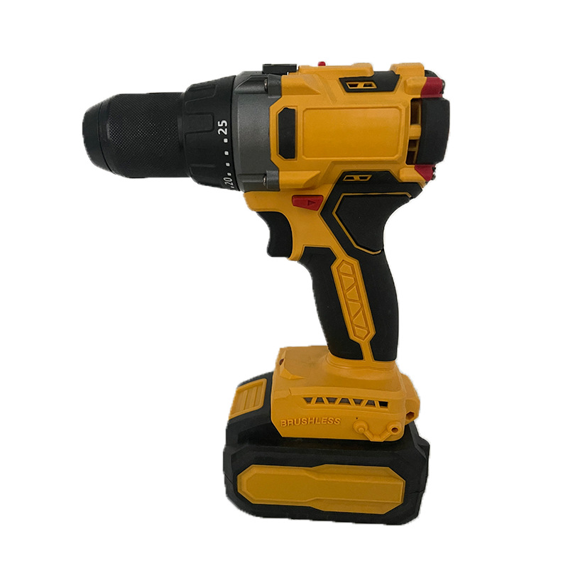 Foreign Trade Brushless13mm Rechargeable Multifunctional Brushless Lithium Electric Drill High Power Impact Drill Woodworking Hole Opening