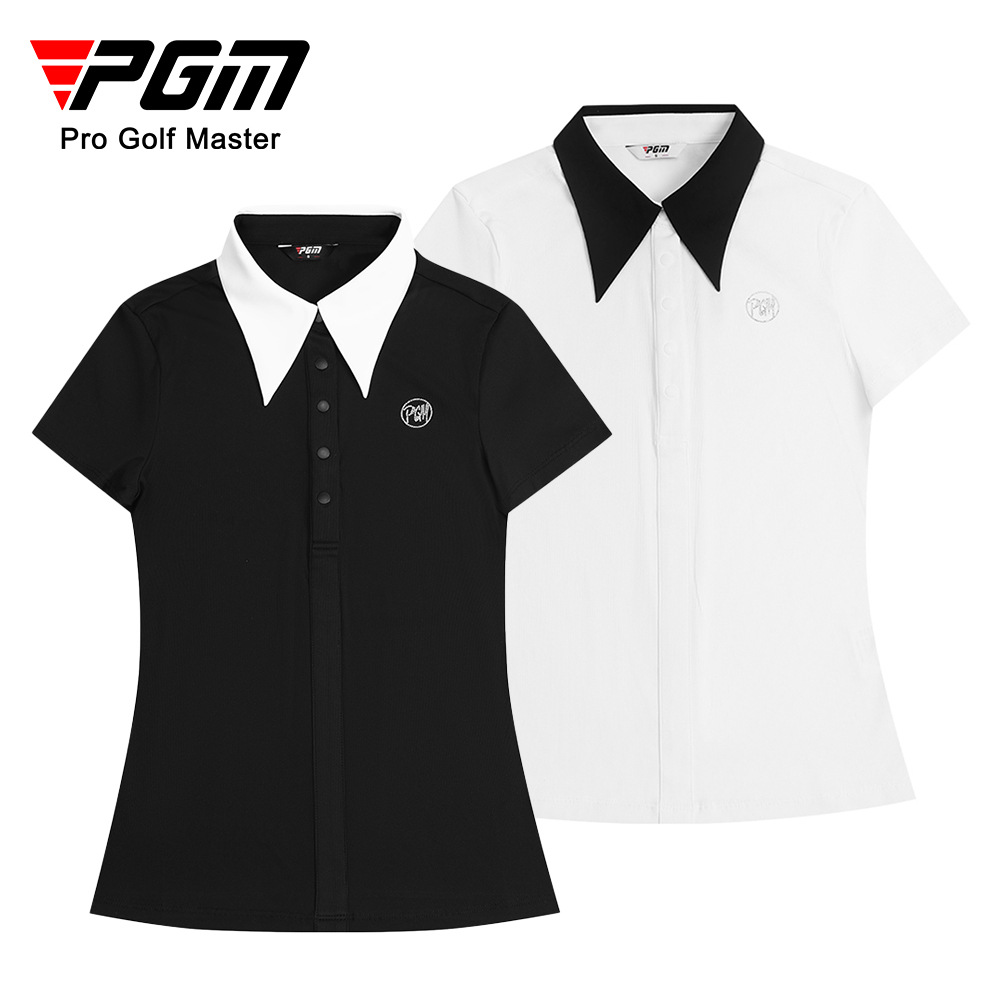 Áo polo golf nữ tay ngắn cổ bẻ dài vải thun co giãn — YF789 áo trắng [vải sọc mỏng/độ đàn hồi cao và mềm mại/mỏng và mỏng], YF789 Ice Crystal Blue Top [Vải dải mỏng/Mềm mại đàn hồi cao/Mỏng mỏng], YF789 Black Top [Chất liệu vải có độ đàn hồi cao và mềm mại/mỏng và mỏng], YF789 Sakura Phấn hoa Top [Vải sọc mỏng/Mềm mại đàn hồi cao/Mỏng mỏng]