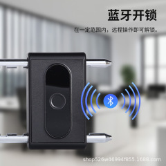 ガラスドア指紋u型ロックオフィス店舗屋外スマートパスワード電子ロックu型ロック