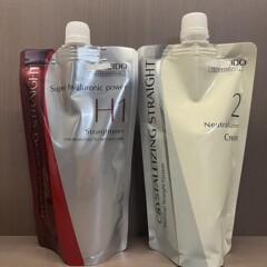 资生热烫药水堂烫发水直发膏软化剂定型卷发离子烫400ml*跨境专供