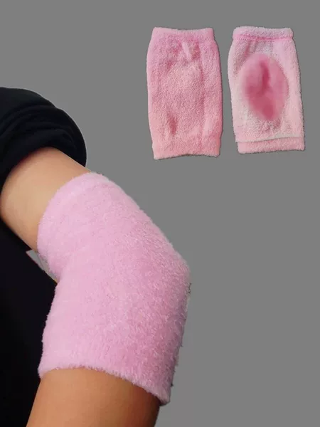 Feather Yarn Gel Elbow Support Sleeve, Elbow Care Sleeve, Arm Gel Protection Sleeve