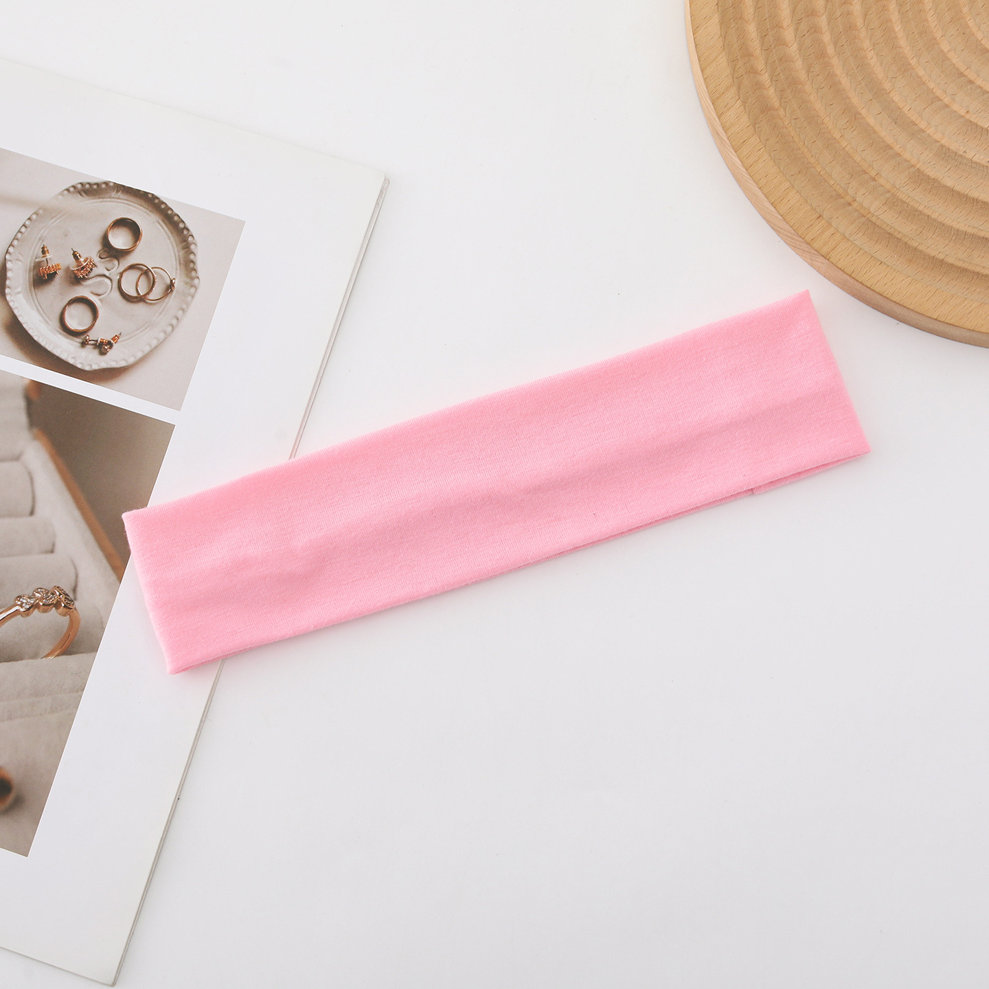 Europa y los Estados Unidos transfronterizos color caramelo deportes sudor absorción correa de verano correa de cabello correa de cabello diaria hijab de yoga correa de cabello