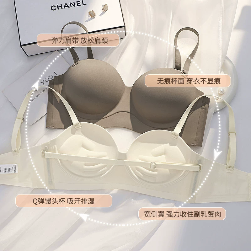 Push-up Bra Top, Comics Style, 6 cm Gathering Padding, Sizes 32/70AB–38/85AB