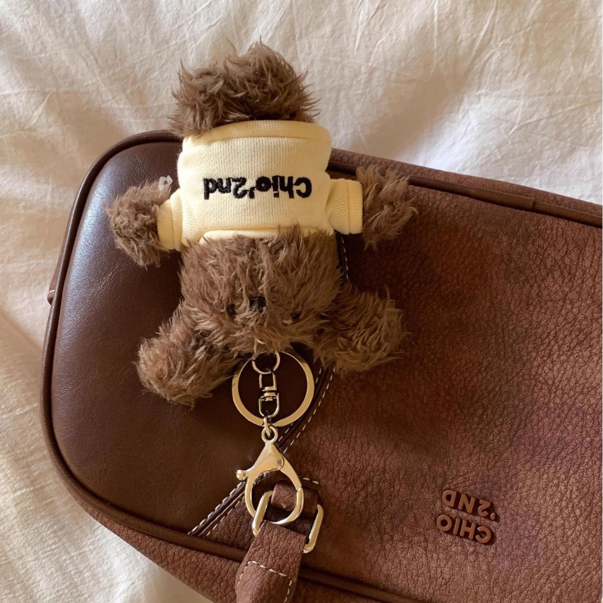 NANFENG CHIO2ND BINGANG STREET 베이글 가방 여성의 2024 년 신가을 및 겨울 빈티지 볼링 가방 숄더 백