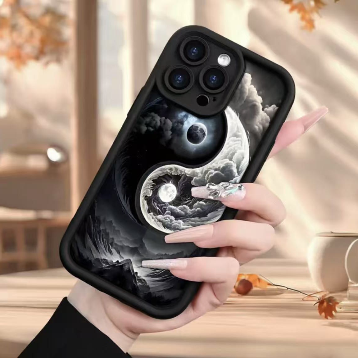 Personalidad transfronteriza aplicable iPhone 16pro funda para teléfono móvil Apple 15 anti-caída 14 Europa y América 13promax nuevo 12x