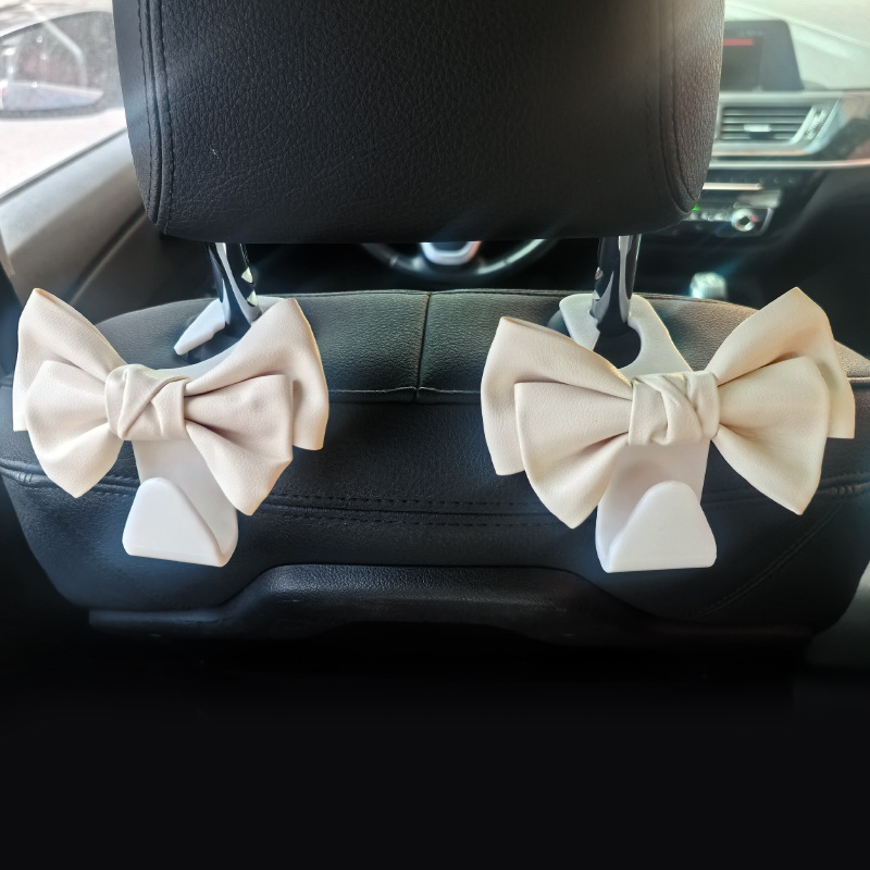 Gancho trasero multifuncional en el automóvil Gancho femenino interior creativo Gancho para automóvil asiento invisible para automóvil