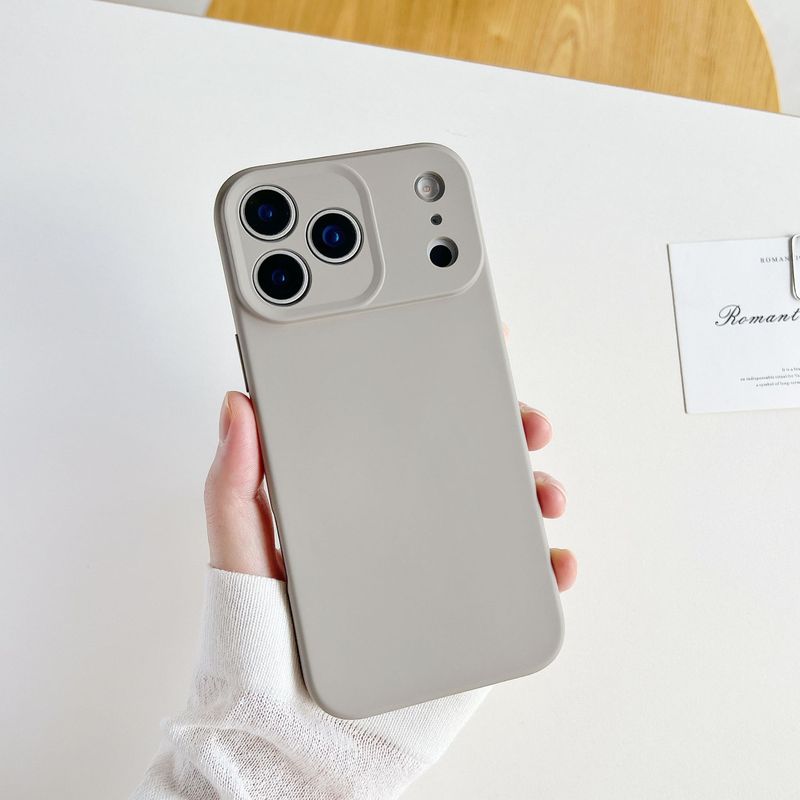 适用iphone16promax手机壳仿液态硅胶苹果17全包精孔15防摔保护套|undefined