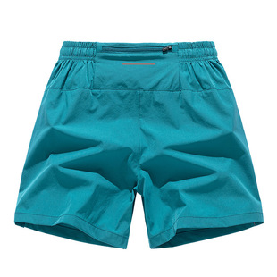 Summer Ice Silk Nylon Sports Shorts Men's Casual Loose Elastic Running Fitness Quick-drying Thin