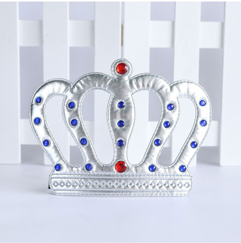 King Crown Halloween Kids Cumpleaños Decoración accesorios tela dorada suave sombreros tocadillos suministros de fiesta al por mayor