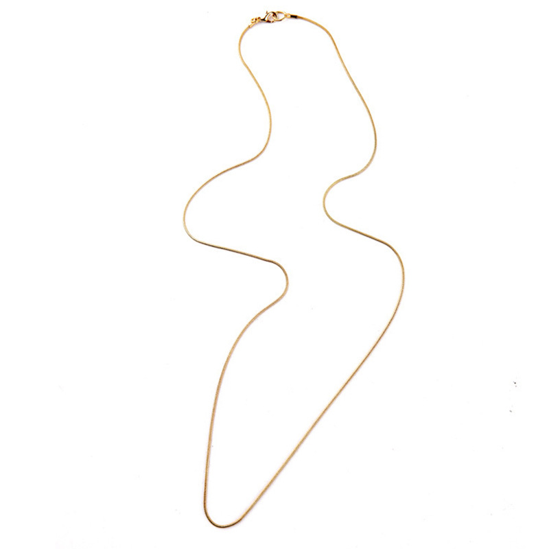 European And American Style Fashion Simple Snake Bones Chain Personality Sweet Cool Style Korean Style Clavicle Chain Internet Celebrity Same Design Necklace Fashion display picture 7