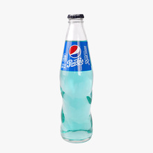 创意玻璃瓶可乐瓶果汁瓶酒水饮料350ml丝印logo玻璃瓶透明空瓶