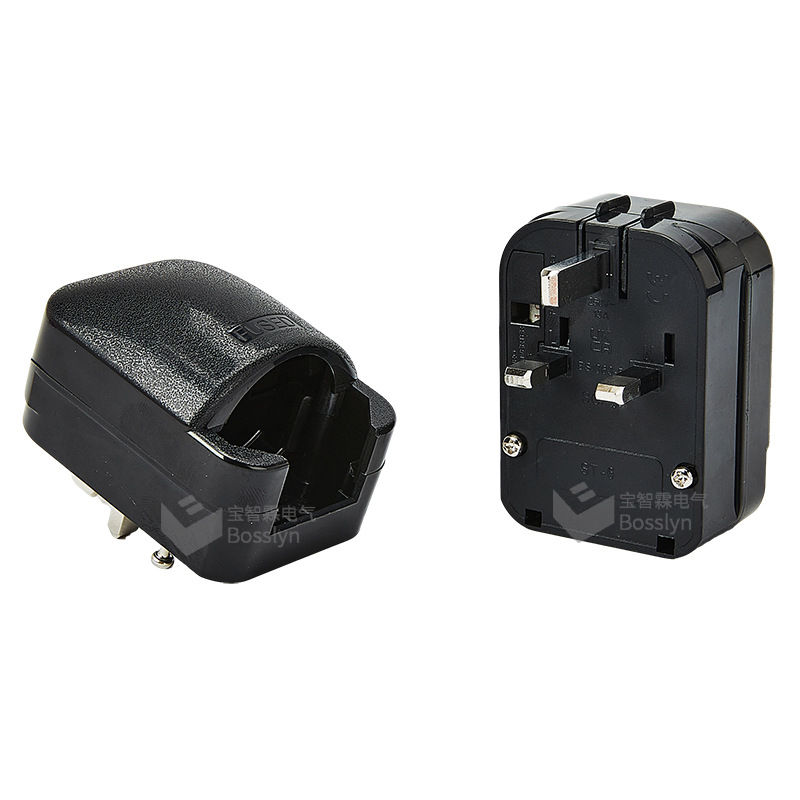 厂家供应烟斗欧规插头 英式转欧式插头 英标转换插头 SCP3