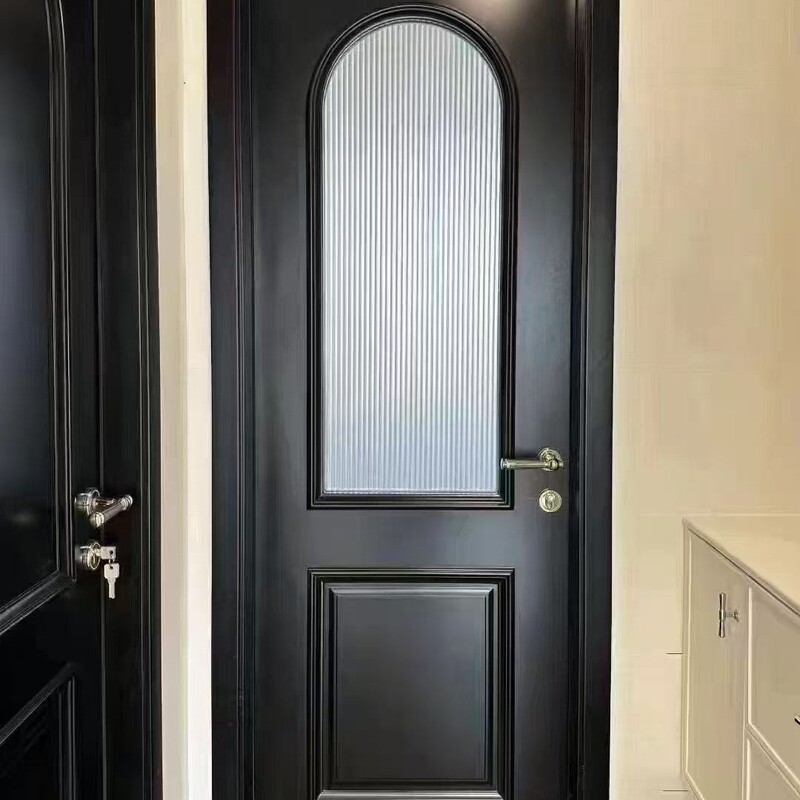 sliding door household kitchen children's room single sliding door french style chinese style all kinds of style paint solid wood door