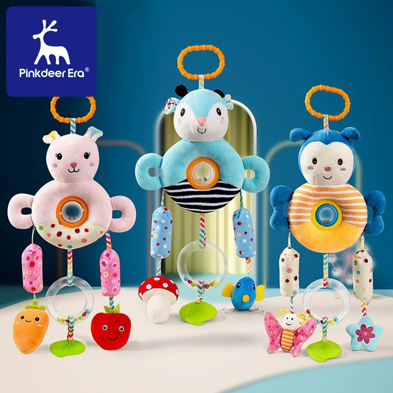 Детская коляска для машины, игрушка-мультфильм для кровати, детская плюшевая тележка, прямые продажи завода