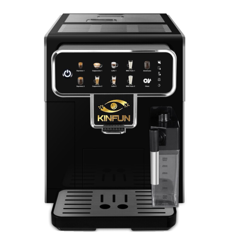 Touch Screen Household Commercial Fully Automatic Italian American One-Button Freshly Ground Steam Coffee Machine 110V/60Hz
