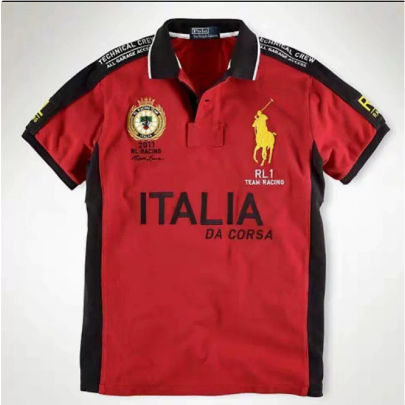 Polo Ralph Lauren Italia Team Racing Shirt Red