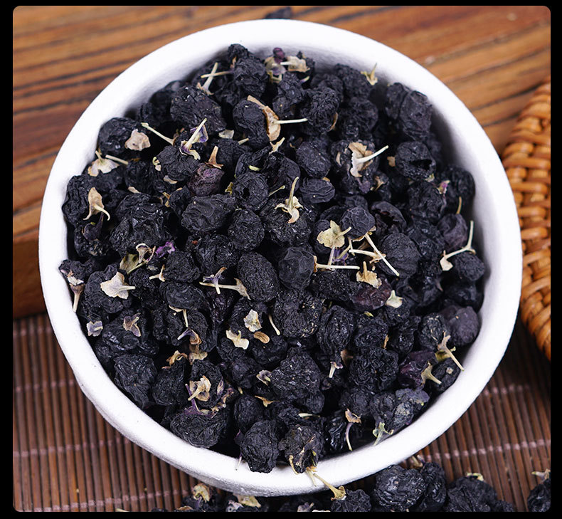 Black Goji Berry (Lycium ruthenicum) — Dried Qinghai Black Wolfberry, 110g Jar preparation