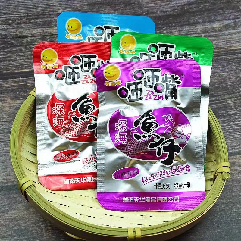 2500克包装超市散称鱼仔熟食湖南特产食品咂咂嘴零食老坛酸菜味
