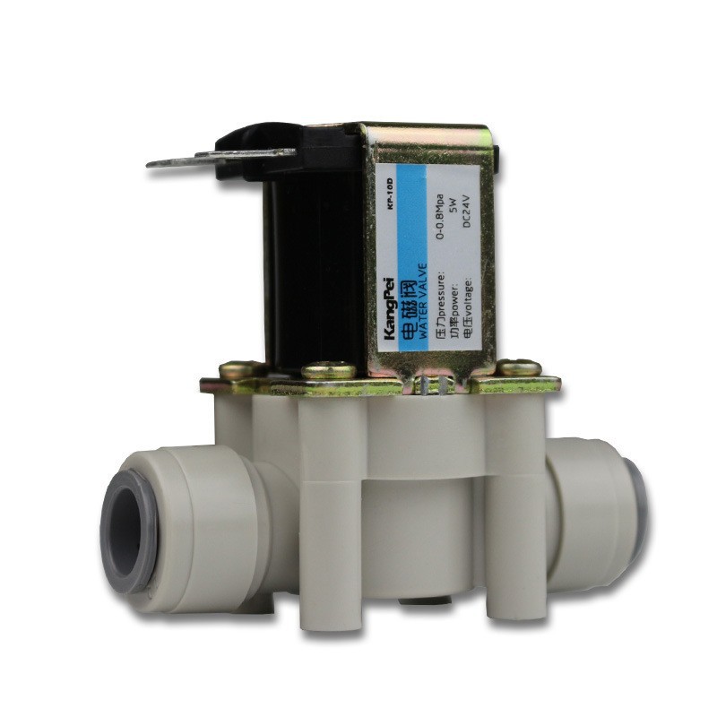 24V3 válvula de solenoide de entrada de conexión rápida 9,5 MM enchufe rápido purificador de agua RO purificador de agua accesorios